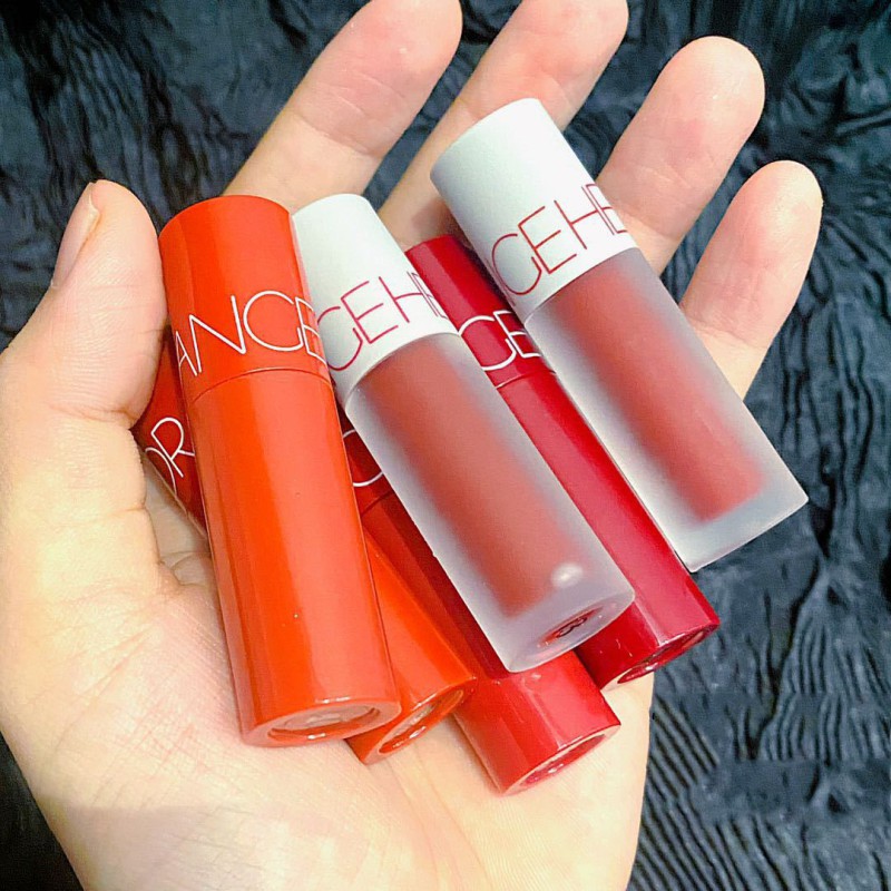 Bộ 3 Thỏi Son Lì Mini Xinh Xắn Thương Hiệu Herorange Set 3 Cây Son Kem Lì MINI Herorange Fluffy Lip Glaze