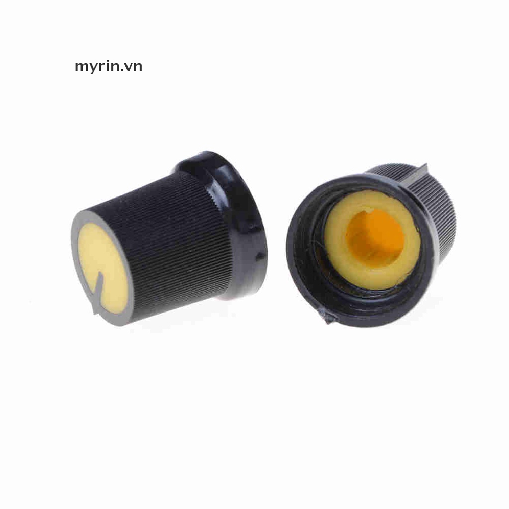 Set 10 Núm Vặn Chiết Áp 6mm Bằng Nhựa Năm Màu