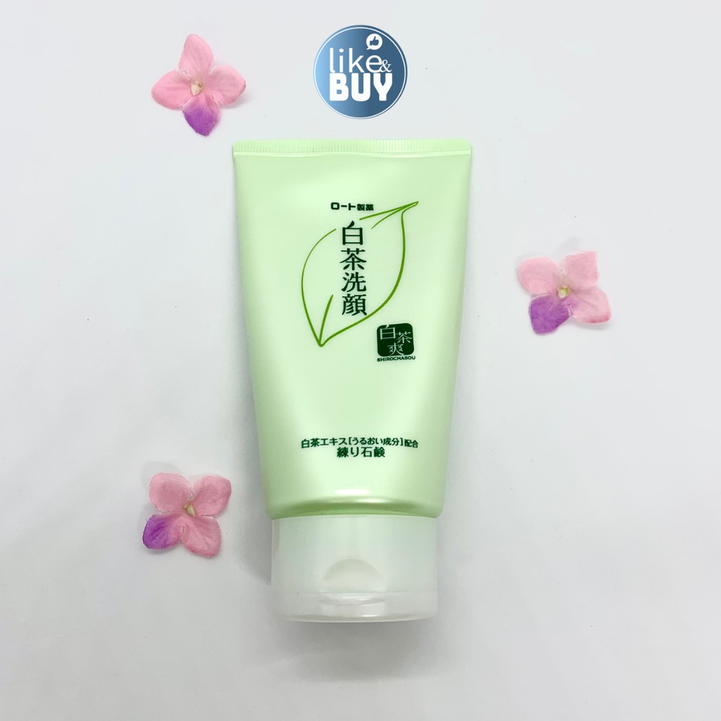 Sữa rửa mặt trà xanh nhật SHIROCHASOU GREEN TEA, dưỡng ẩm da 120g - hàng nội địa Nhật | BigBuy360 - bigbuy360.vn