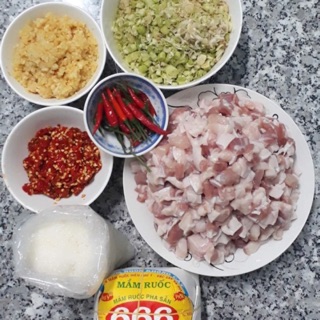 RUỐC MẮM THỊT SẢ ỚT TỰ LÀM  35k tri ân giảm giá gốc còn 25k