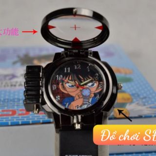 ĐỒNG HỒ ĐEO TAY THÁM TỬ LỪNG DANH CONAN (MẶT ĐỒNG HỒ HÌNH NGẪU NHIÊN KHÔNG HỘP)