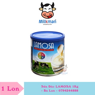Sữa Đặc Có Đường Cao Cấp LAMOSA Lon 1Kg - Kem Đặc Có Đường Lon 1Kg
