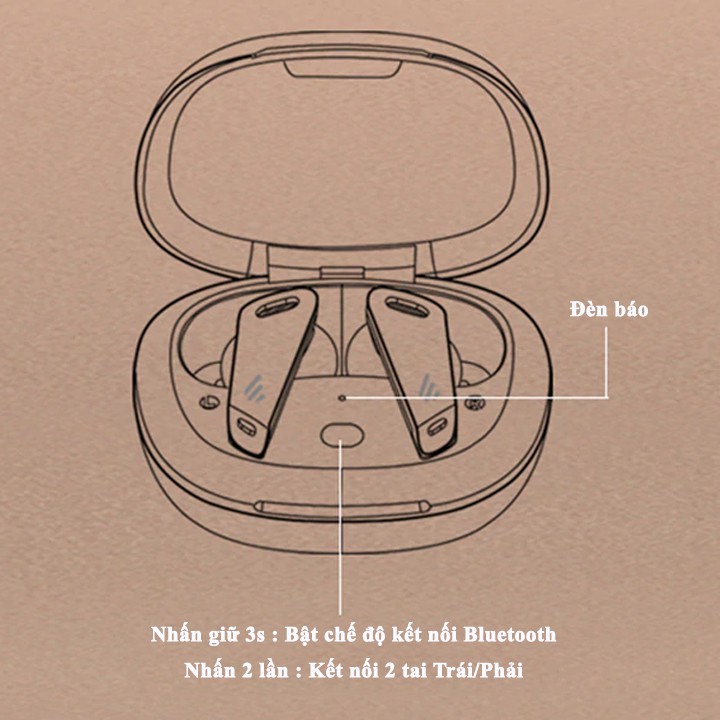 Tai nghe bluetooth cao cấp Edifier TWS NB2 - Chống ồn chủ động ANC