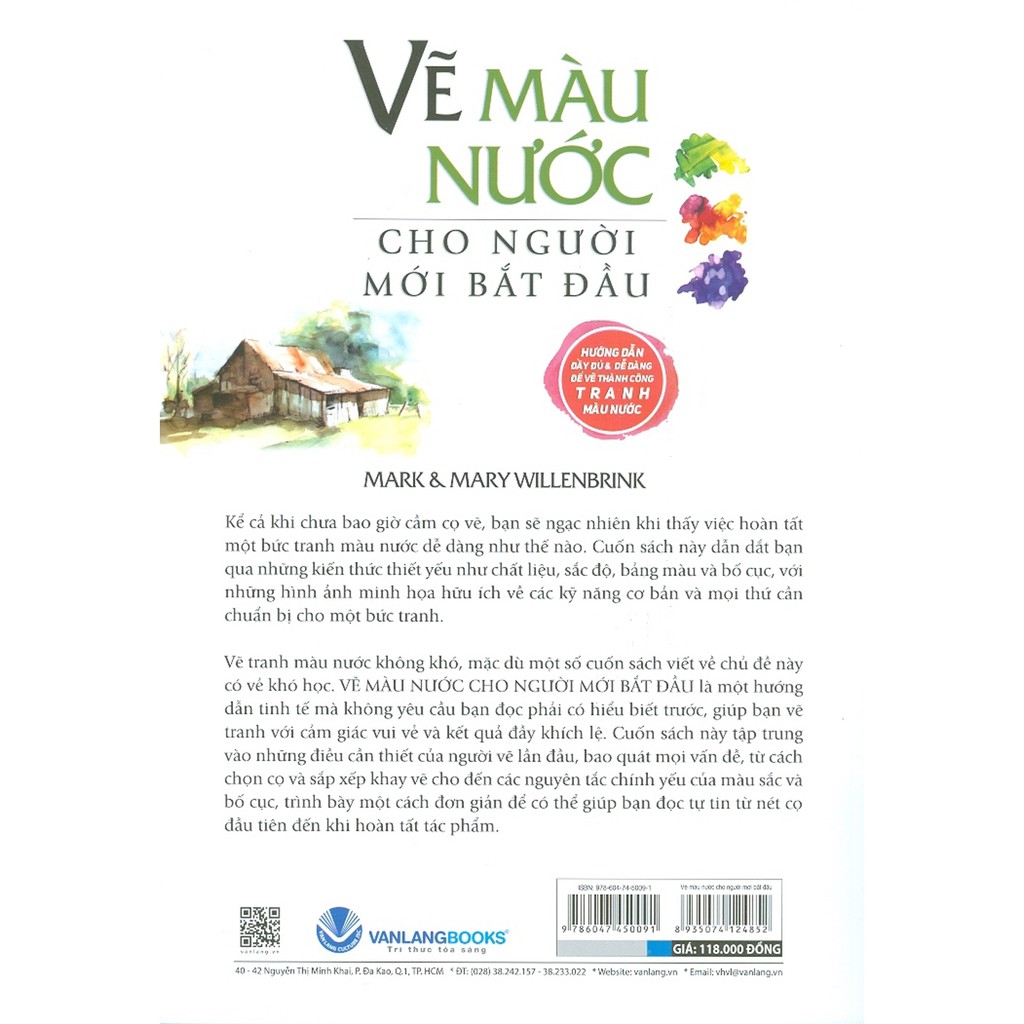 Sách - Vẽ Màu Nước Cho Người Mới Bắt Đầu