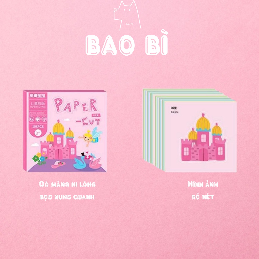 BỘ CẮT GIẤY THỦ CÔNG CHO BÉ - HÃNG BECKY PAULA