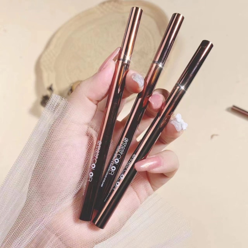 Kẻ mắt WodWod STAY COLOR eyeliner W931 đầu kẻ siêu mảnh không lem