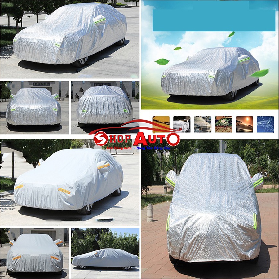 Bạt Phủ Ô Tô  - Bạt Phủ Xe Ô Tô 3 Lớp  [Cao Cấp]  Chống Nắng, Chống Mưa, Chống Cháy | BigBuy360 - bigbuy360.vn