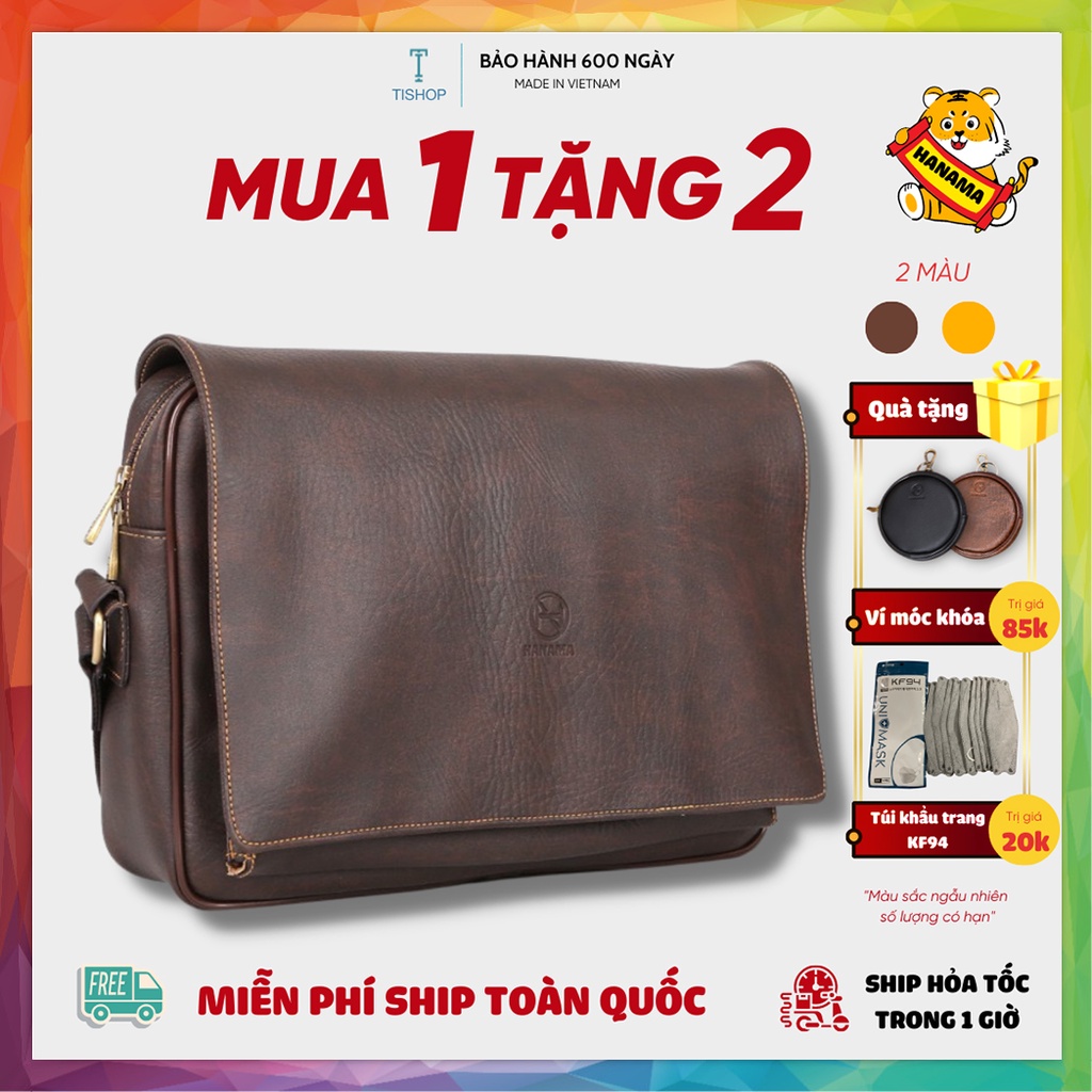 Túi Đeo Chéo HANAMA Soci 3 - Vừa Macbook 13.3 Inch - Có Phiếu BH 18 Tháng