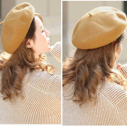 Mũ nồi BERET-Mũ da thời trang nữ phong cách Hàn Quốc HÀNG CAO CẤP