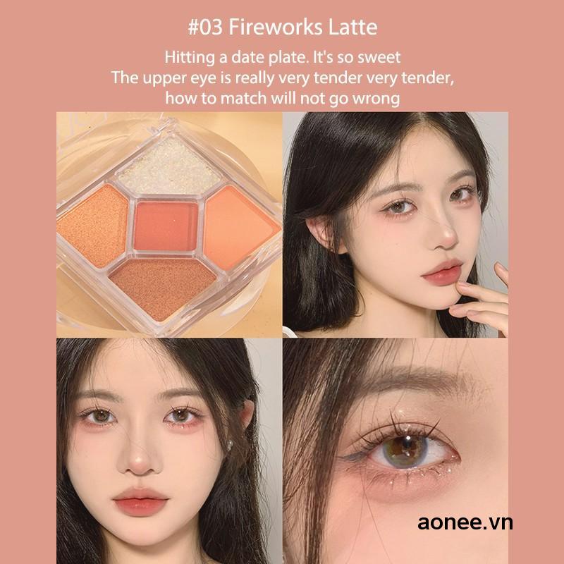 ✨✨Bảng phấn mắt 5 màu Tone màu xám lạnh