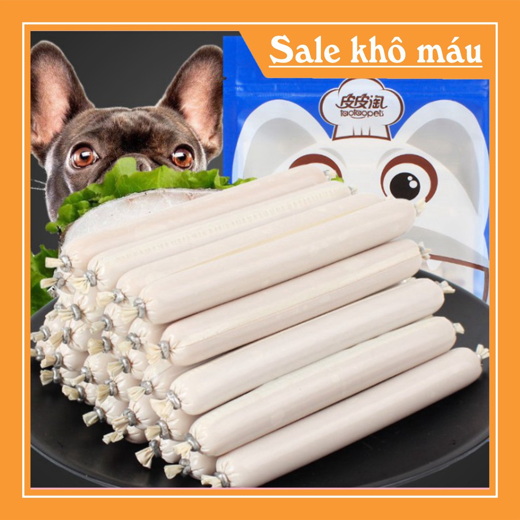 [FLASH SALE] Thức ăn chó combo 10 cây xúc xích cho chó