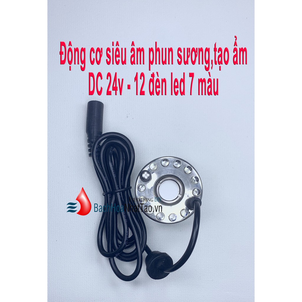 Đầu phun sương siêu âm có đèn LED