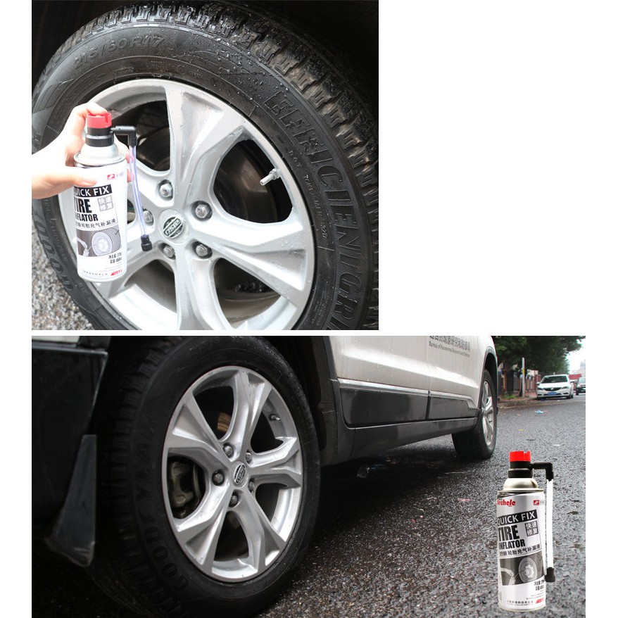 Chai bơm phòng vá lốp ô tô Quick Fix Tire