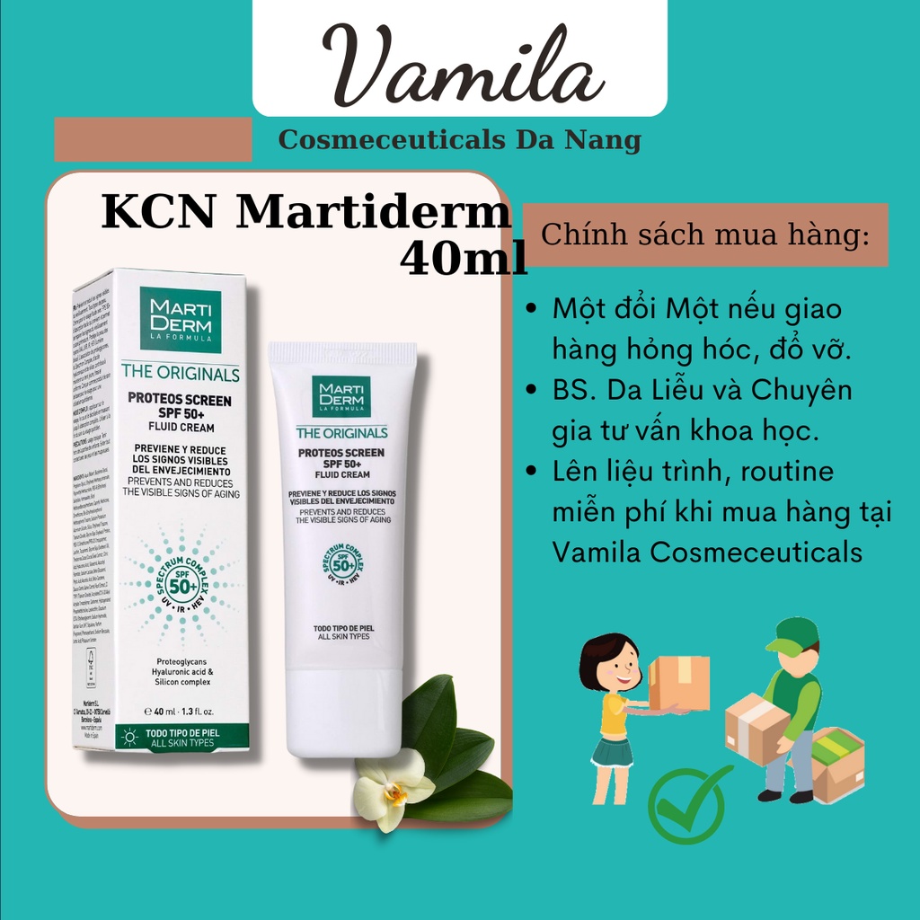 Kem Chống Nắng Martiderm SPF 50+ 40ml Chống Nắng Hiệu Quả Toàn Diện Cho Treatment