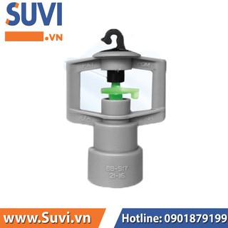 Béc tưới cây nhỏ vuông có móc nối không ren bb-917 16-21 bịch 10 cái