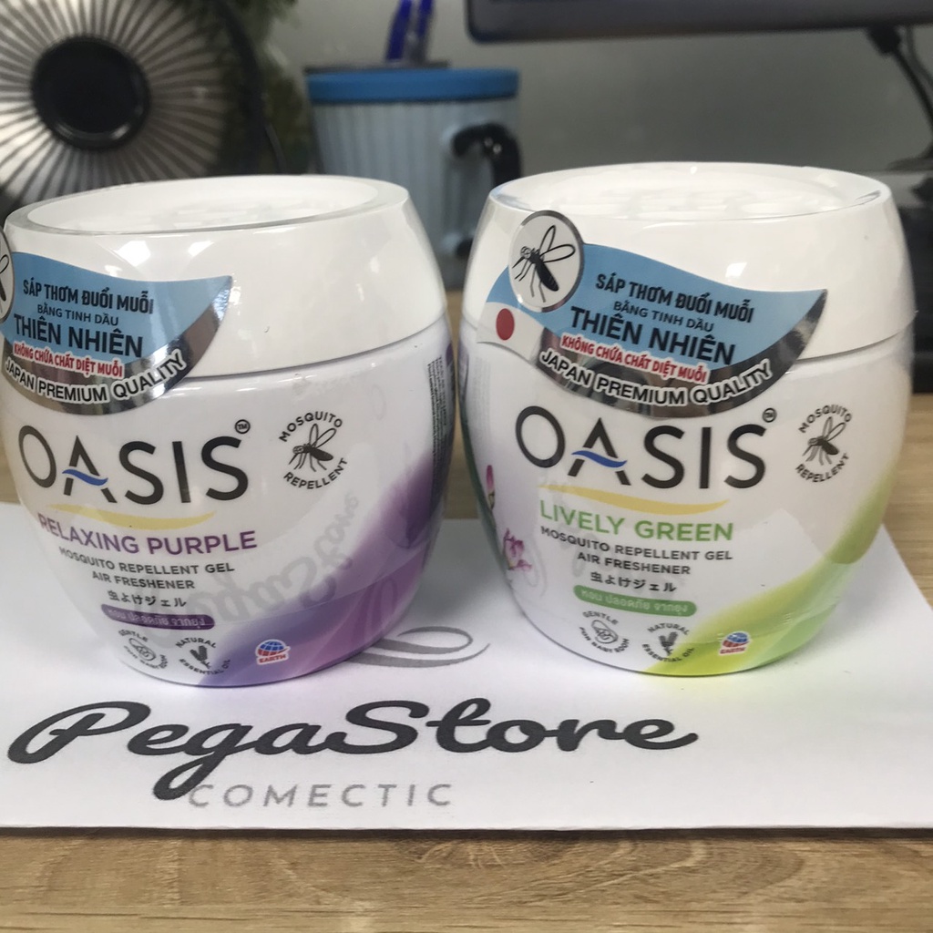 Sáp thơm phòng OASIS xáp thơm 180g sáp thơm đuỗi muỗi hương Lavender ,Huệ Tây