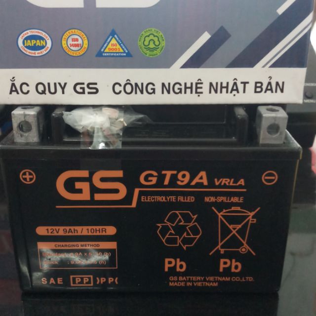 Ắc quy GS GT9A 12v9Ah