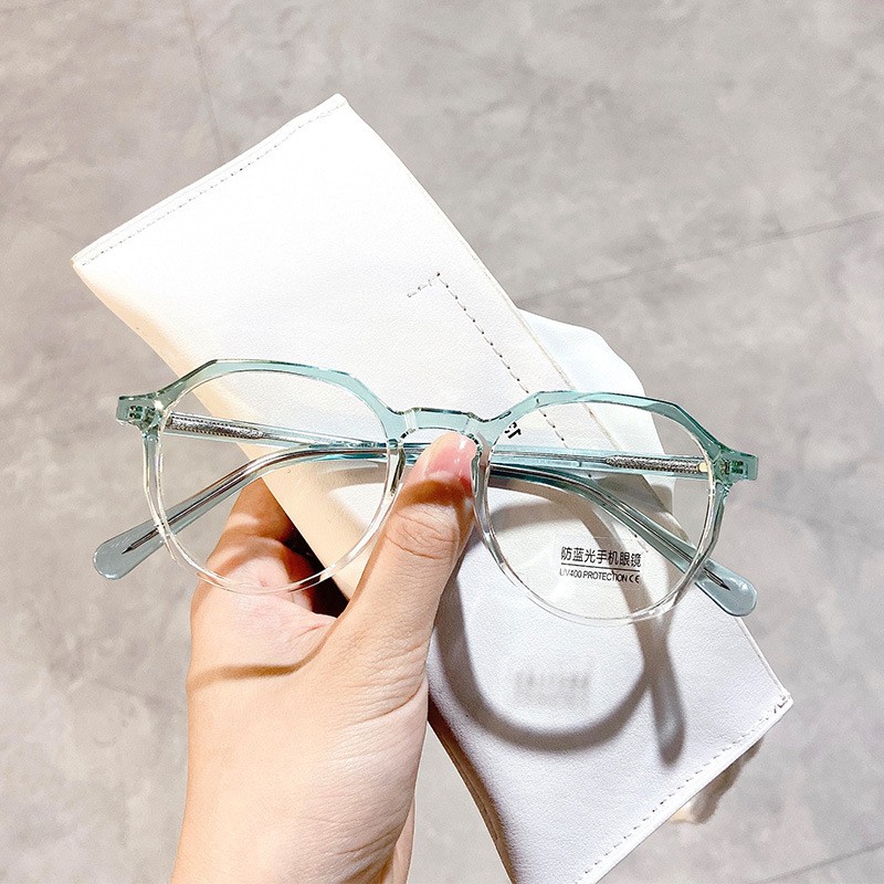 Kính mát gọng tròn chống ánh sáng xanh thời trang cho học sinh