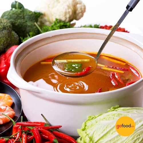 Nước cốt lẩu Thái Kichikichi túi 500g - 1kg