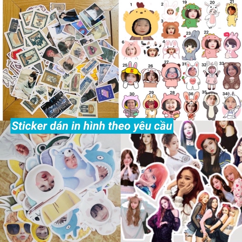 15-30 Sticker dán ép lụa in theo yêu cầu khách gửi hình
