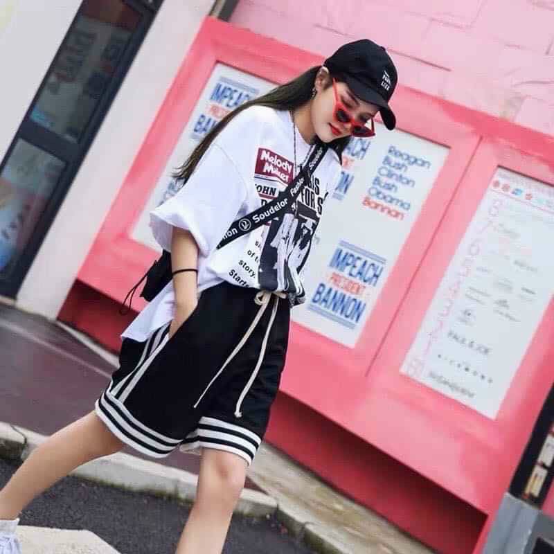 [free ship] Quần Thể Thao Nam Nữ Chạy Sọc ,Chất Thun Co Dãn,Trẻ Trung,Năng Động_fashionneww