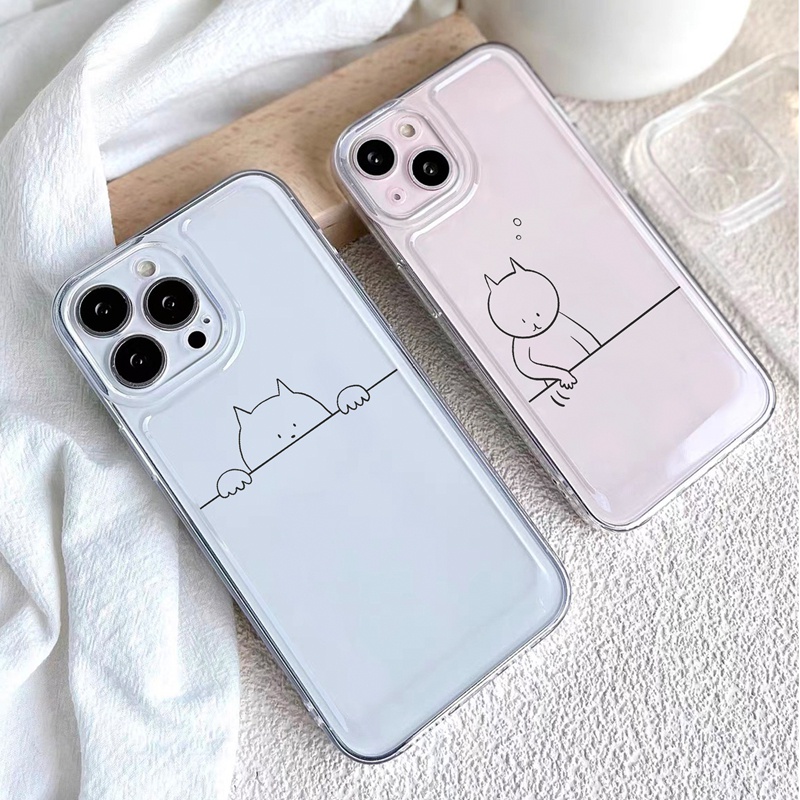Suntaiho Ốp lưng Ốp Điện Thoại Mềm Trong Suốt In Hình Hoạt Hình Cho iPhone 11 / pro / 13 pro / Max 12 pro / Max / Xs Max / XR / 7 / 8 Plus
