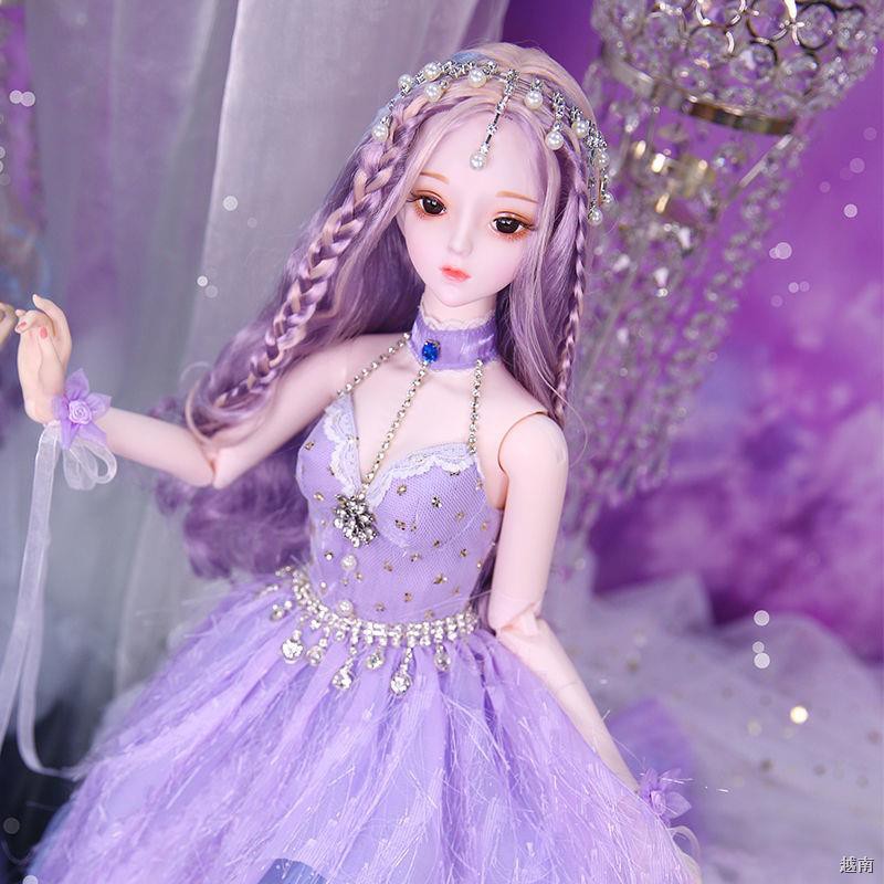 ▽✵Doll s Bisheng Dream truyện cổ tích 60cm mặc trang phục búp bê 3 điểm bjd mô phỏng công chúa đồ chơi cô gái qu