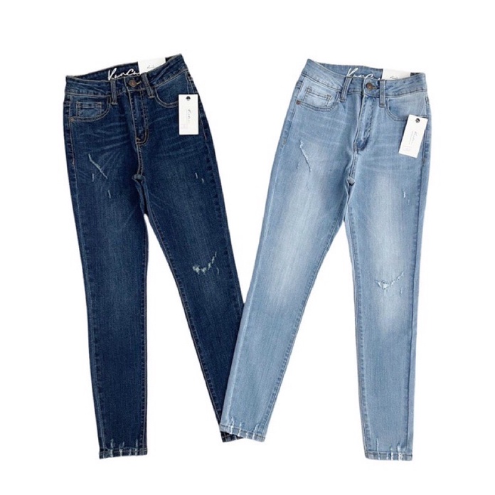 Quần jeans rách 9 tấc