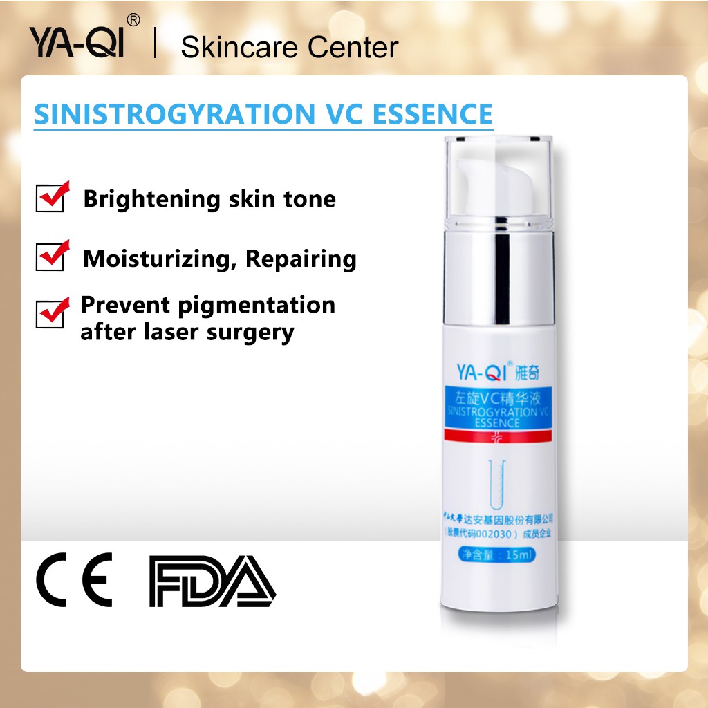 YAQI Whitening Serum Essence / Whitening + weaken chloasma pigmentation spot + Remove acne mark / Sinistrogyration VC