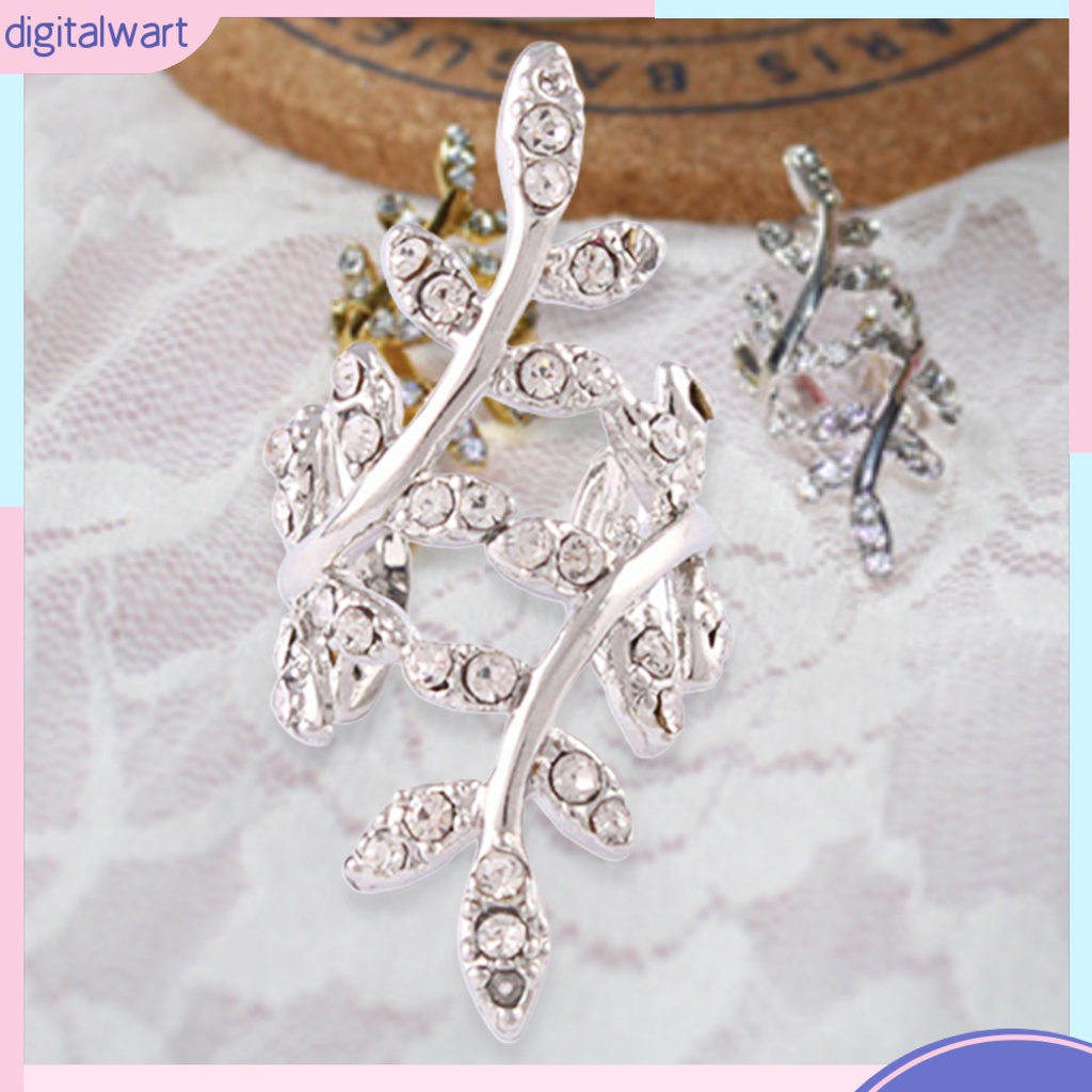 Khuyên vành tai đơn thiết kế hình chiếc lá duyên dáng cá tính dễ thương dành cho nữ