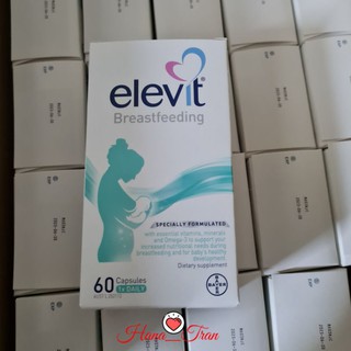 Viên Elevit sau sinh 60 viên Date xa mẫu mới