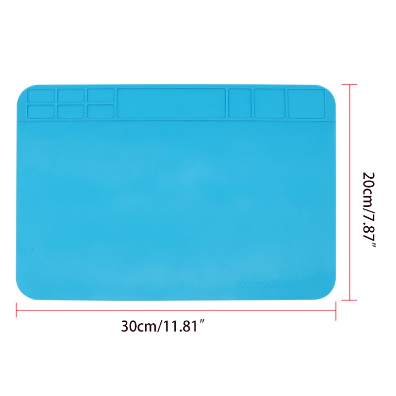 Thảm Silicone Cách Nhiệt Đa Năng 932 F Cho Sửa Chữa Điện Thoại / Laptop / Đồng Hồ / Drone