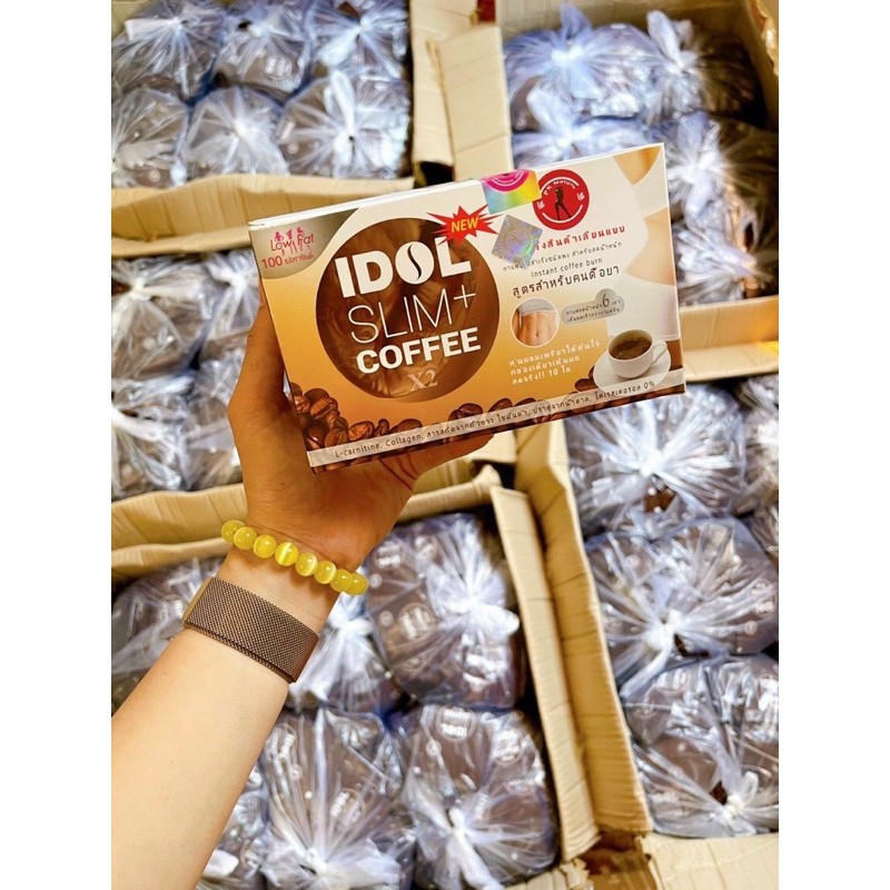 idol slim coffee - Siêu mạnh Chuẩn - 1 hộp 10goi