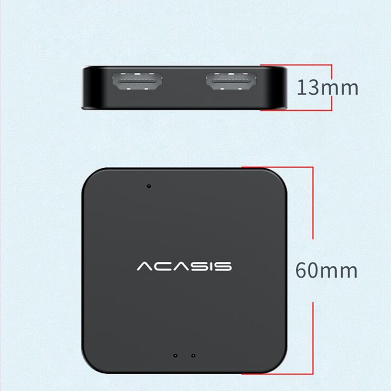 Acasis 1 in 2 Out 1X2 4K HDMI Splitter for HDMI Switch for Laptop#X0VN