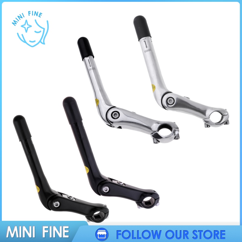 Trục Nâng Ghi Đông Xe Đạp Bằng Hợp Kim Nhôm Màu Đen 25.4mm