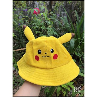 Mũ pikachu vành tròn kute