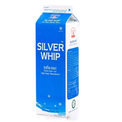 Kem Topping trang trí bánh Silver whip 1000g