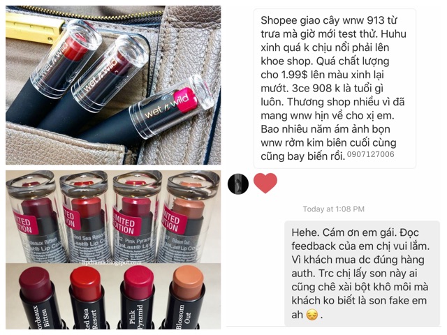 Son Lì Wet n Wild Mềm Mịn Lâu Trôi [Authentic Only] | BigBuy360 - bigbuy360.vn