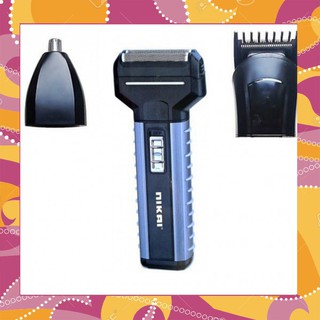(Xả Hết)   TÔNG ĐƠ CẮT TÓC, CẠO RÂU, CẮT LÔNG MŨI NIKAI NK-1087 cao cấp - 4155 (Xả Kho Cắt Lỗ)