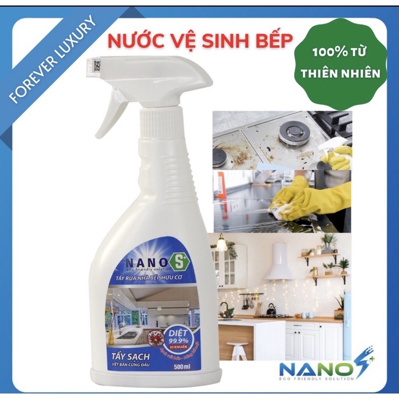 Dung dịch tẩy rửa nhà bếp Nano Bạc ( 500ml )