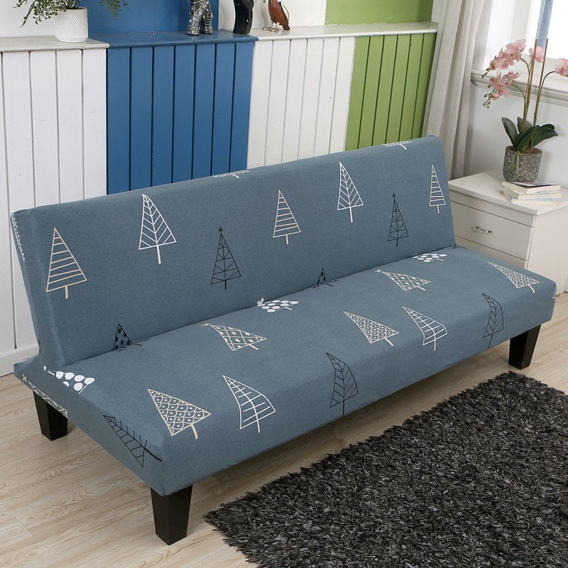 Tấm bọc ghế sofa gập/đầu giường chất vải co giãn thiết kế xinh xắn thích hợp 4 mùa