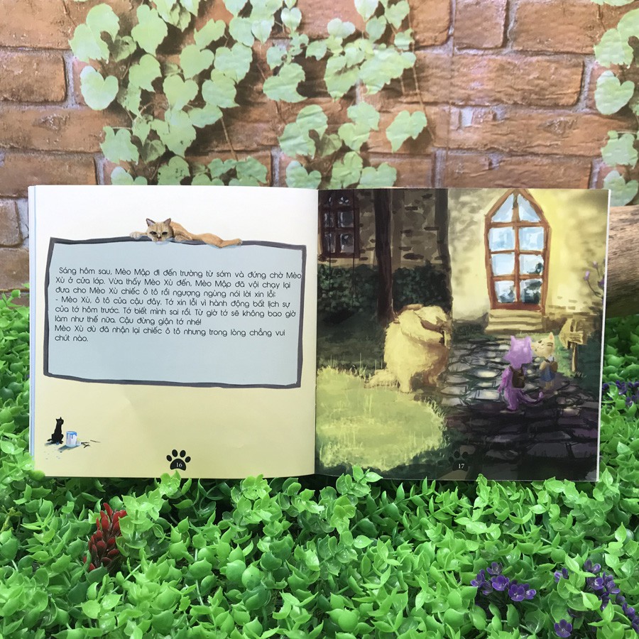 Sách - Mèo Con Lon Ton - Mèo Con Bênh Vực Bạn - Tập 1