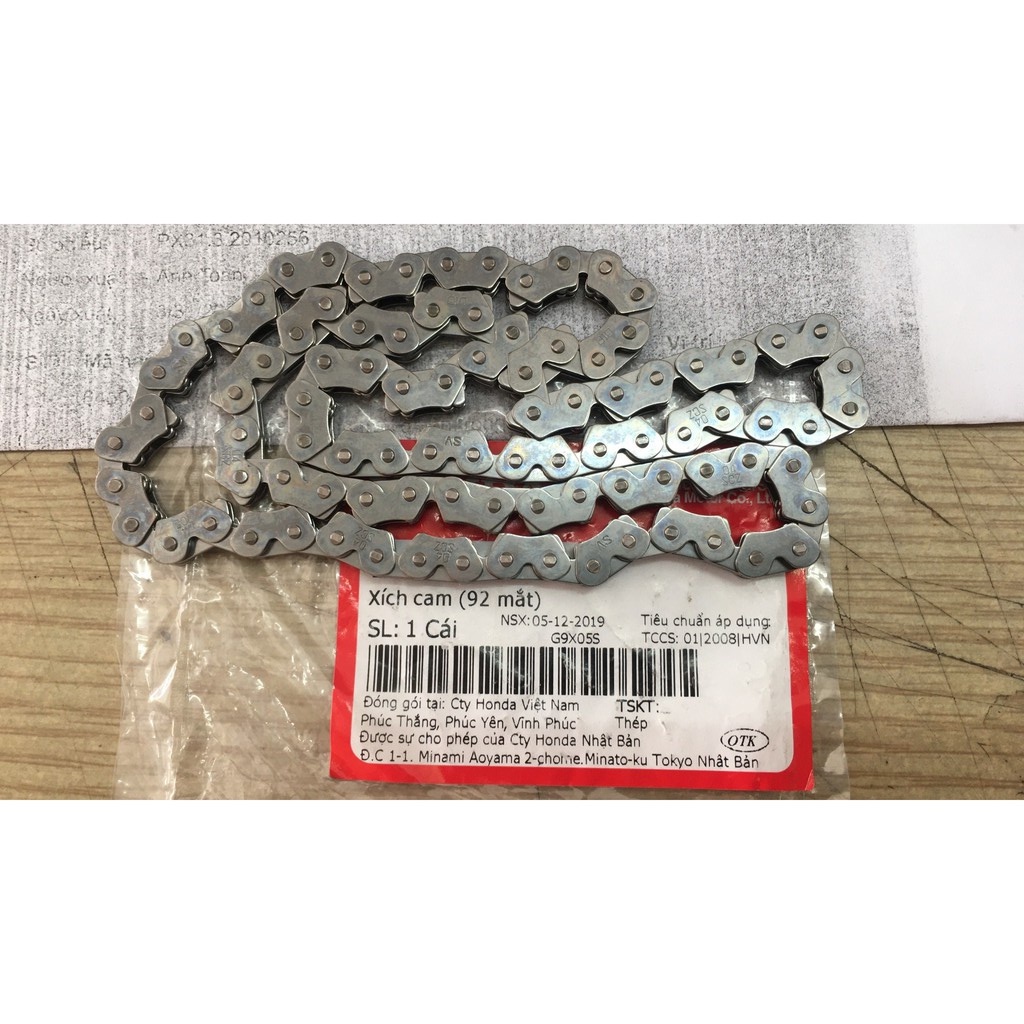 SÊN CAM XÍCH CAM 92 mắt Click 125 VARIO Air Blade AB 125 AB 150 SH VIỆT SH MODE LEAD 125