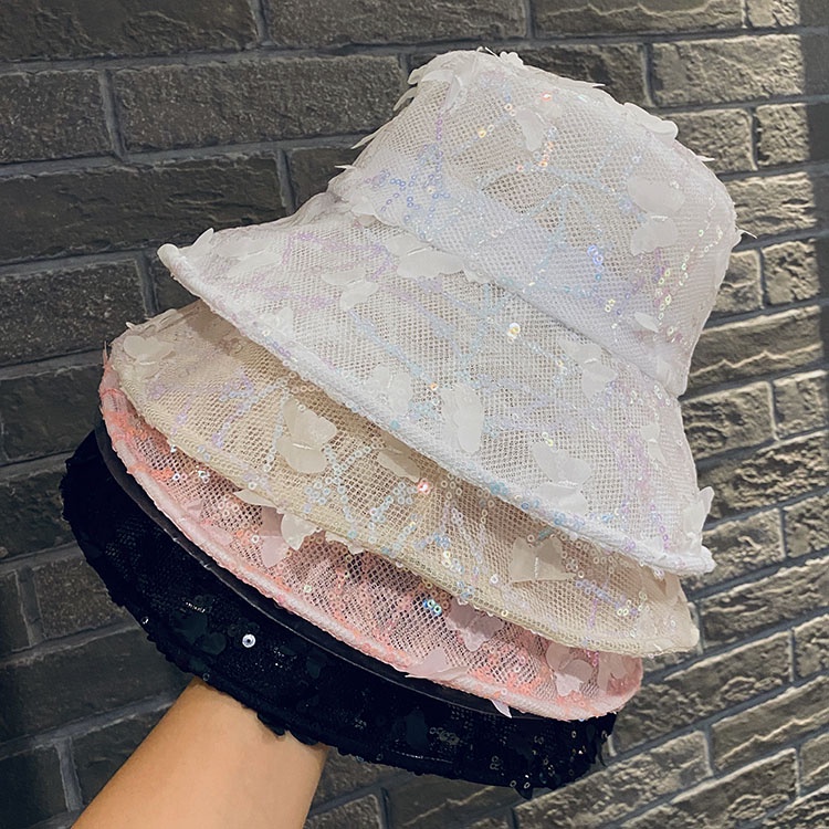 Nón Vành Rộng Phối Ren Phong Cách Hàn Quốc Thời Trang Cho Nữ