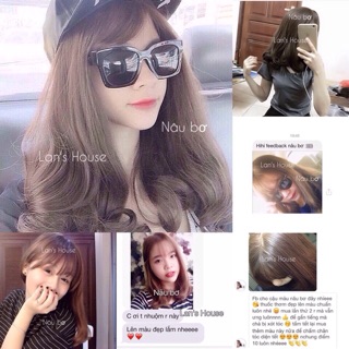 (Nâu bơ) Thuốc nhuộm tóc