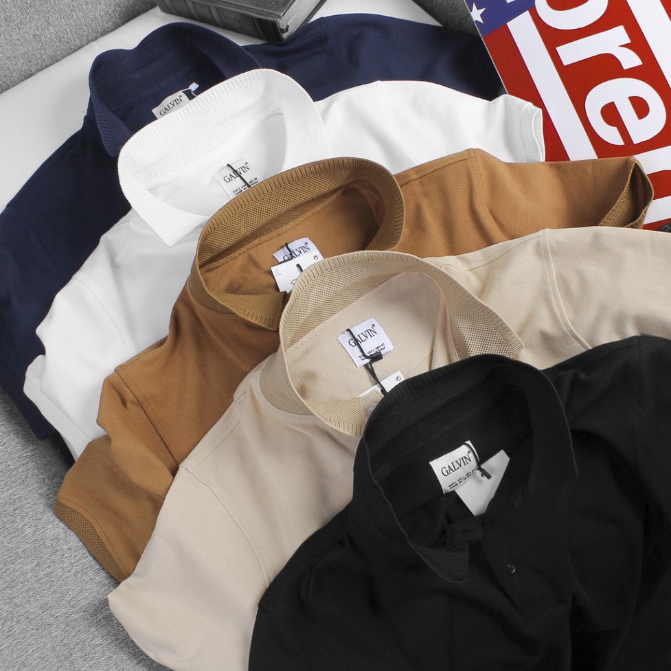 LeoVatino.Official - Áo polo nam Galvin cổ dệt bo len tay lỡ công sở 25