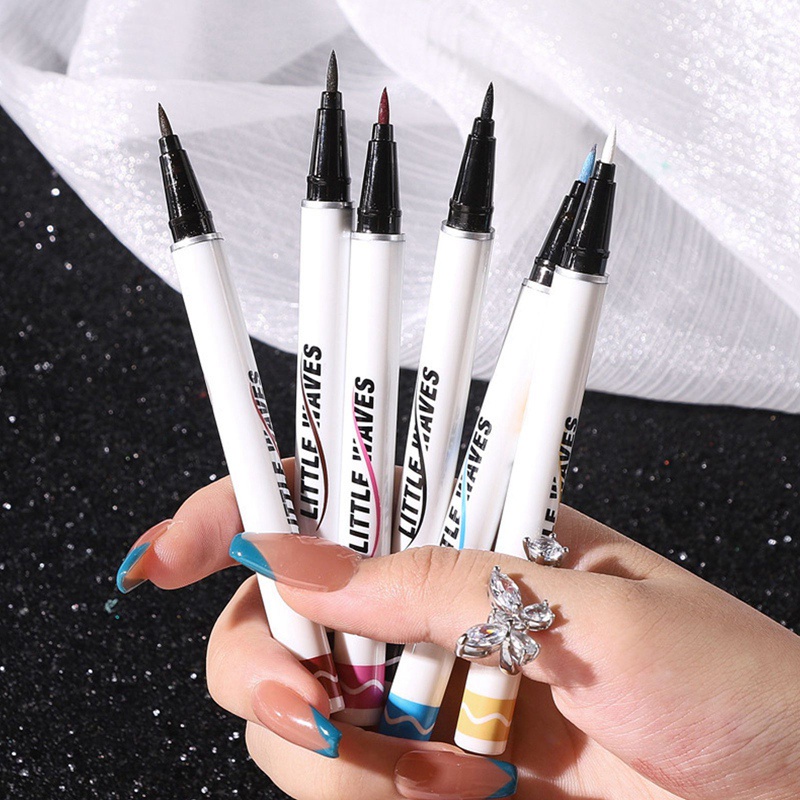 Bút kẻ mắt dạng lỏng nhiều màu sắc nhanh khô chống thấm nước | BigBuy360 - bigbuy360.vn