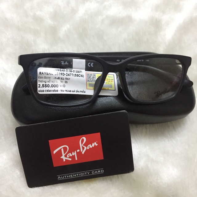 KÍNH RAYBAN Full Box (Đen)