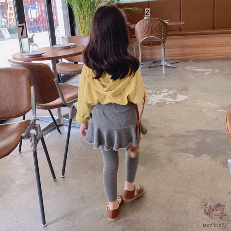 Quần Legging Màu Sắc Trơn Cho Bé Gái