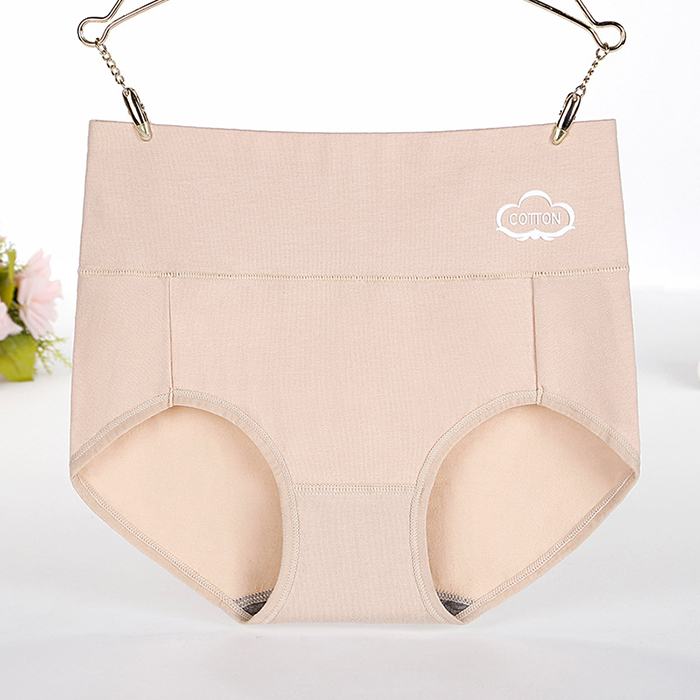 L~2XL Ligerie Panties Pure Cotton High Waist underwear women's Pure Cotton briefs